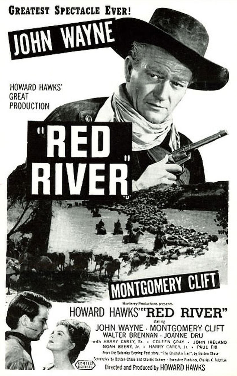 Poster art for "Red River"