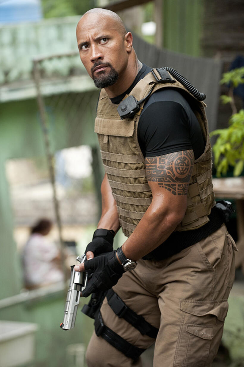 Dwayne Johnson in "Fast Five."