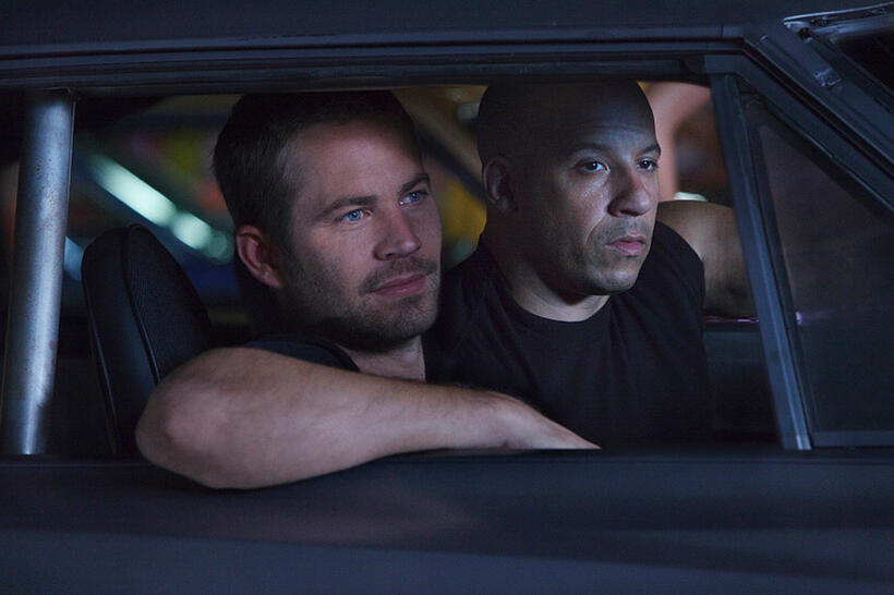 Paul Walker and Vin Diesel in "Fast Five."