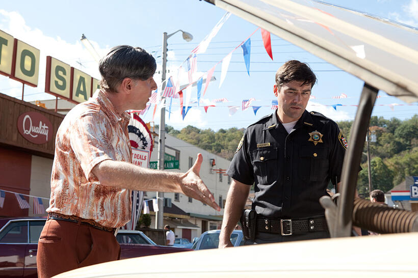 Dan Castellaneta as Izzy and Kyle Chandler as Jackson Lamb in "Super 8."