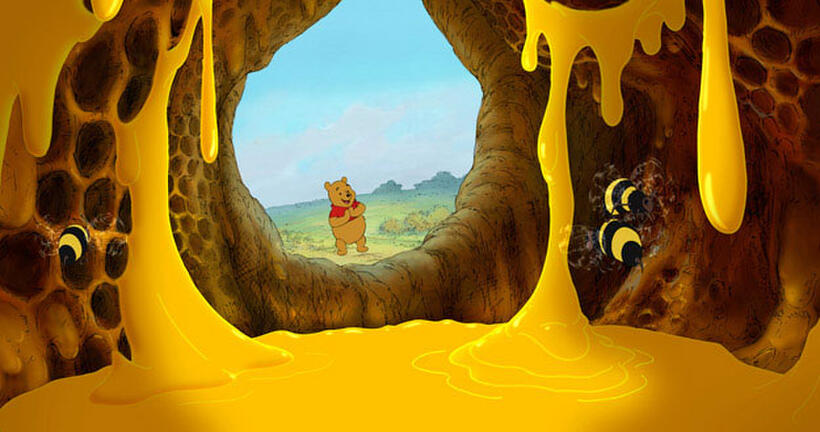 A scene from "Winnie The Pooh."