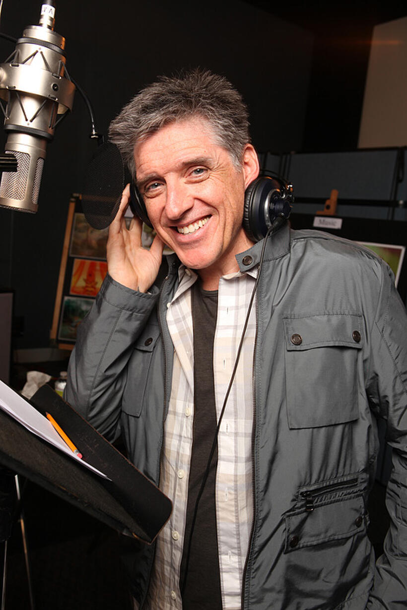 Craig Ferguson on the set of "Winnie The Pooh."