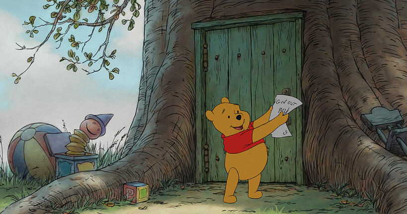 Winnie The Pooh in "Winnie The Pooh."