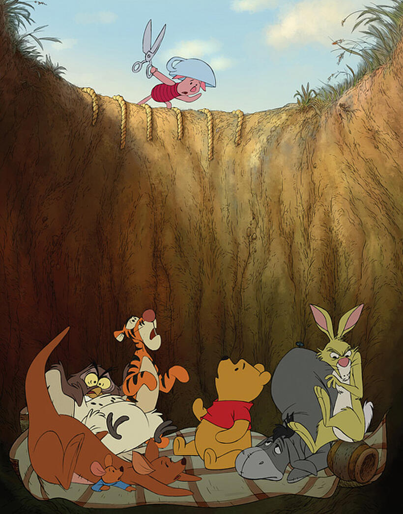A scene from "Winnie The Pooh."