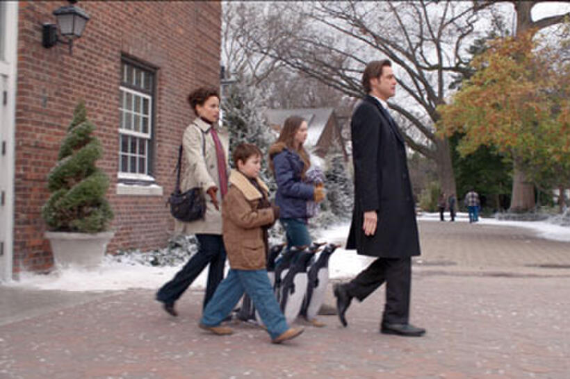A scene from "Mr. Popper's Penguins."