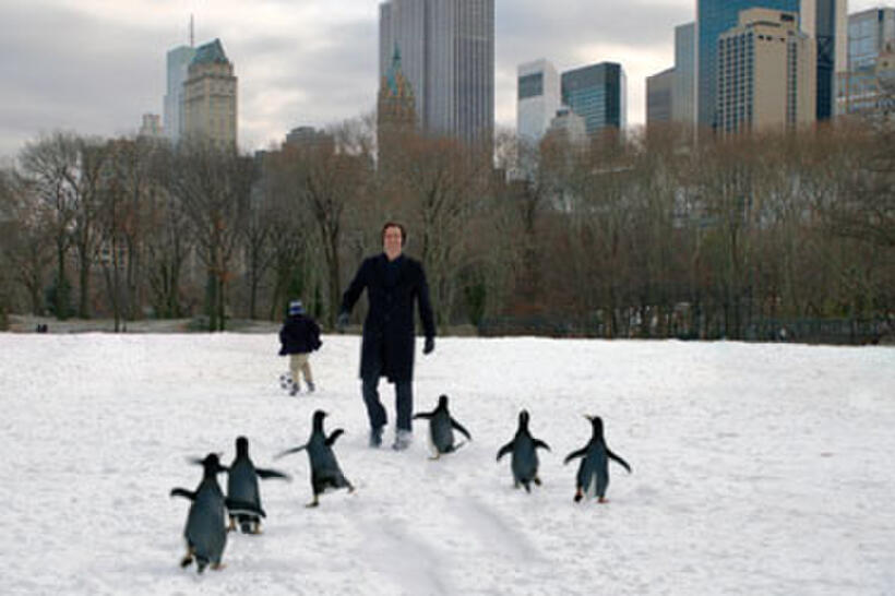 Jim Carrey as Tom Popper in "Mr. Popper's Penguins."