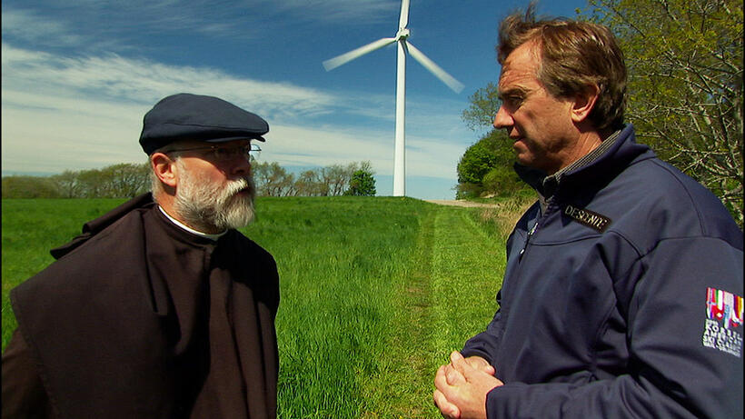 Joseph Bryon and Robert F Kennedy Jr. in "The Last Mountain."