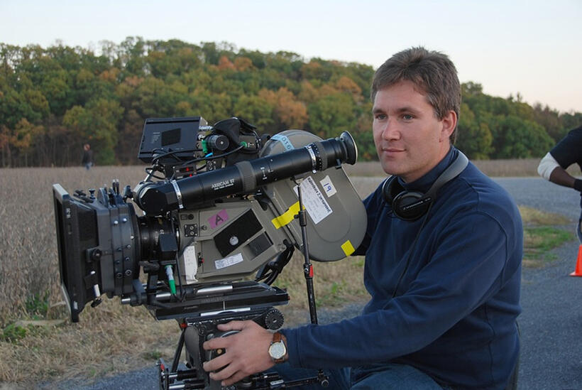 Stevan Mena on the set of "Bereavement."