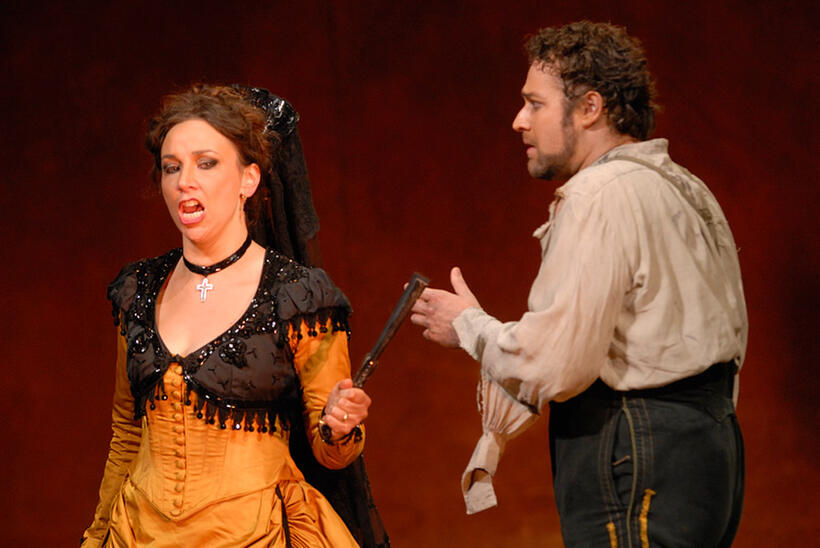 A scene from "Carmen 3D."