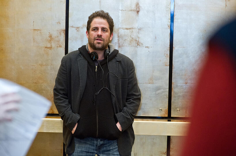 Director Brett Ratner on the set of "Tower Heist."