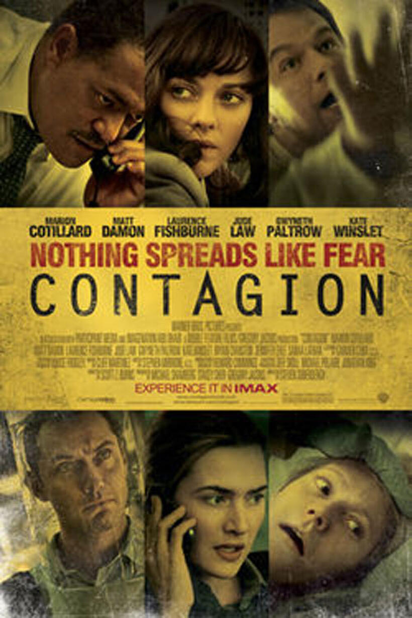 Poster art for "Contagion: The IMAX Experience."