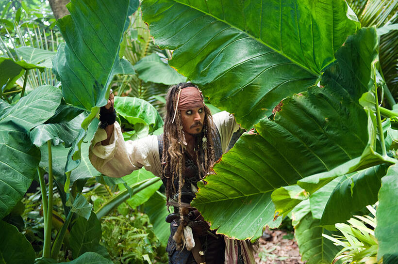 Johnny Depp as Captain Jack Sparrow in "Pirates of the Caribbean: On Stranger Tides."