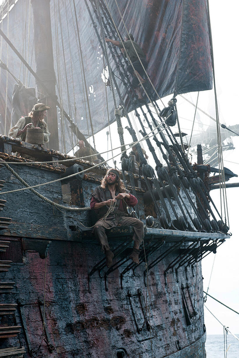 Bronson Webb as Cook and Yuki Matsuzaki as Garheng in "Pirates Of The Caribbean: On Stranger Tides."