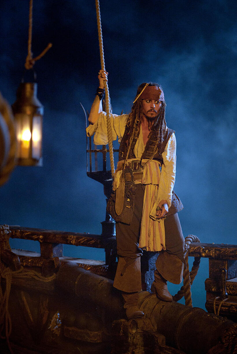 Johnny Depp as Captain Jack Sparrow in "Pirates Of The Caribbean: On Stranger Tides."