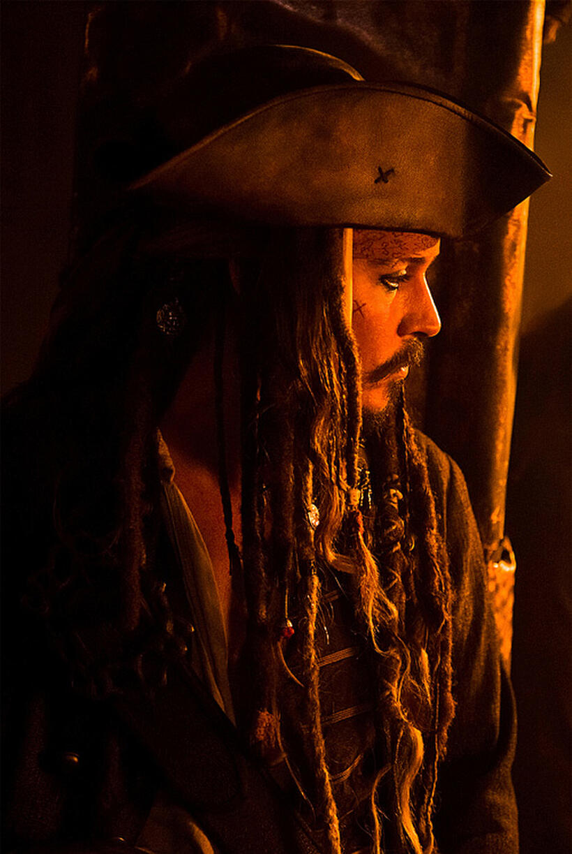 Johnny Depp as Captain Jack Sparrow in "Pirates Of The Caribbean: On Stranger Tides."