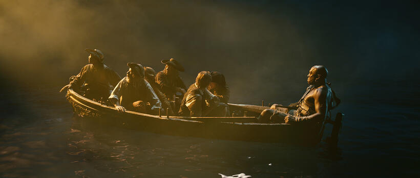 Ian Mcshane as Blackbeard in "Pirates Of The Caribbean: On Stranger Tides."