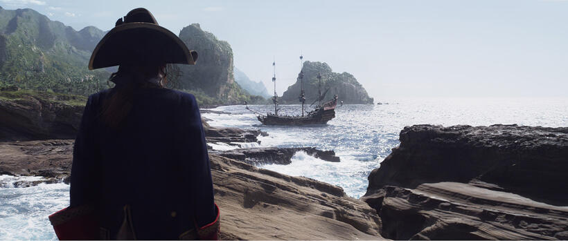 Geoffrey Rush as Captain Barbossa in "Pirates Of The Caribbean: On Stranger Tides."