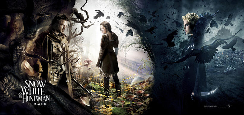 Banner art for "Snow White and the Huntsman."