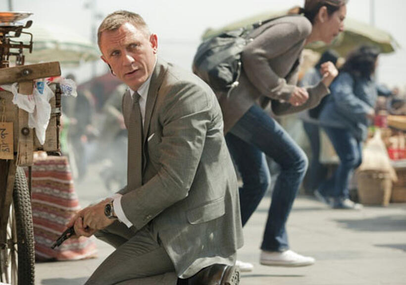 Daniel Craig as James Bond in "Skyfall."
