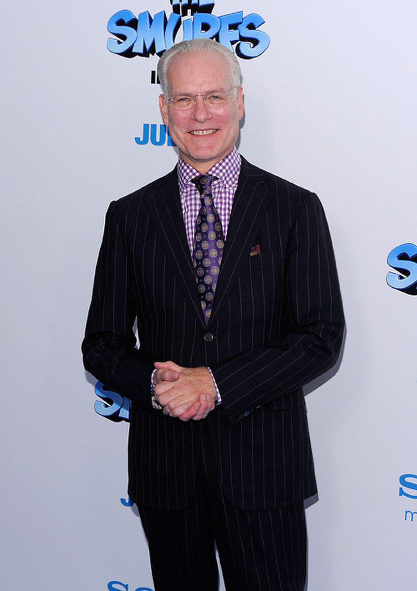 Tim Gunn at the world premiere of "The Smurfs."
