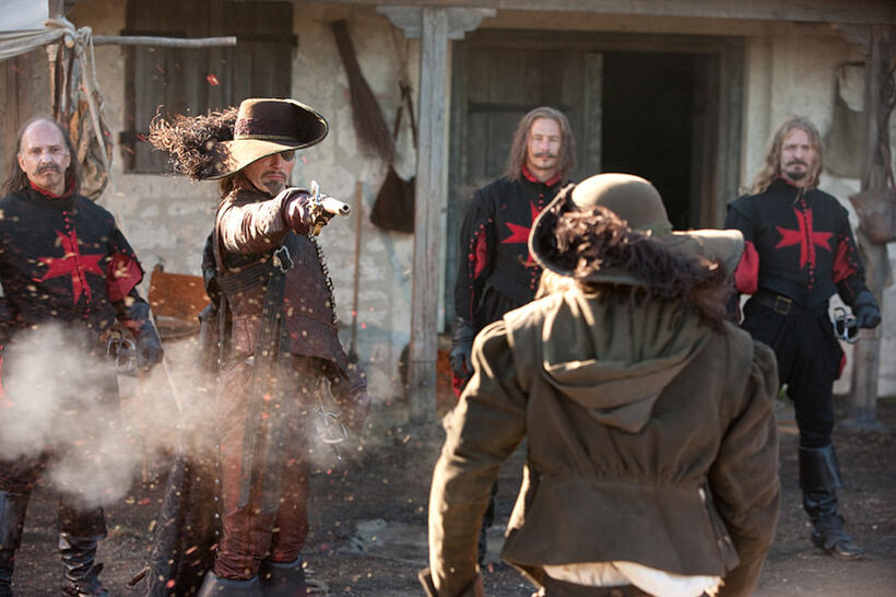 Mads Mikkelsen as Rochefort in "The Three Musketeers."