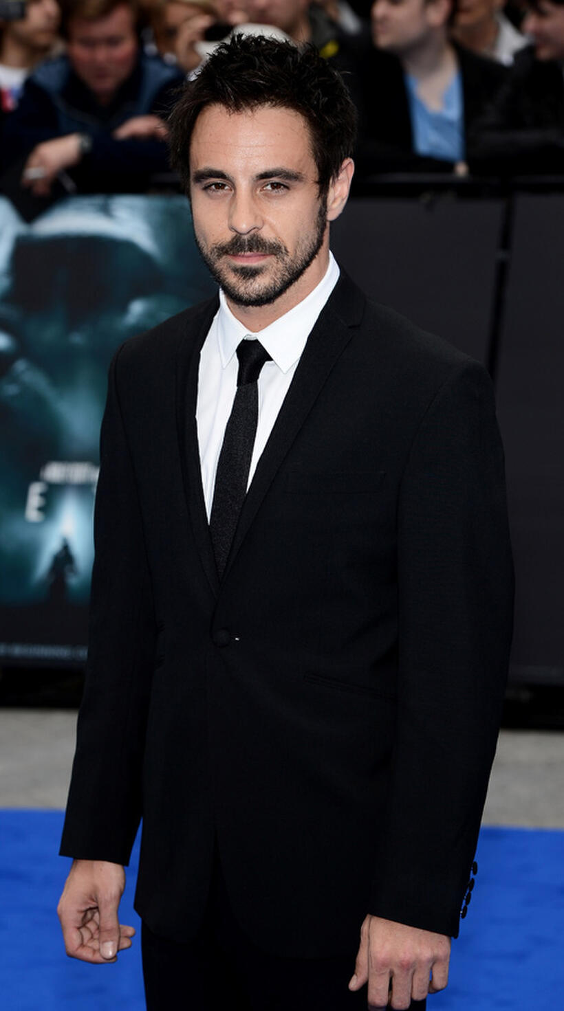 Emun Elliott at the World premiere of "Prometheus" in England.