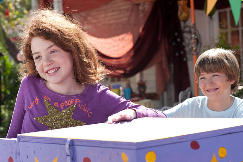 Jordana Beatty and Garrett Ryan in "Judy Moody and the Not Bummer Summer."