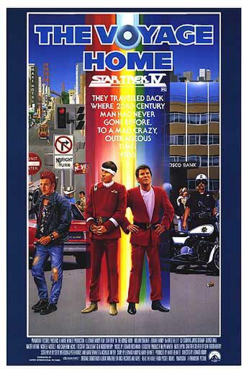 Poster art for "Star Trek IV."