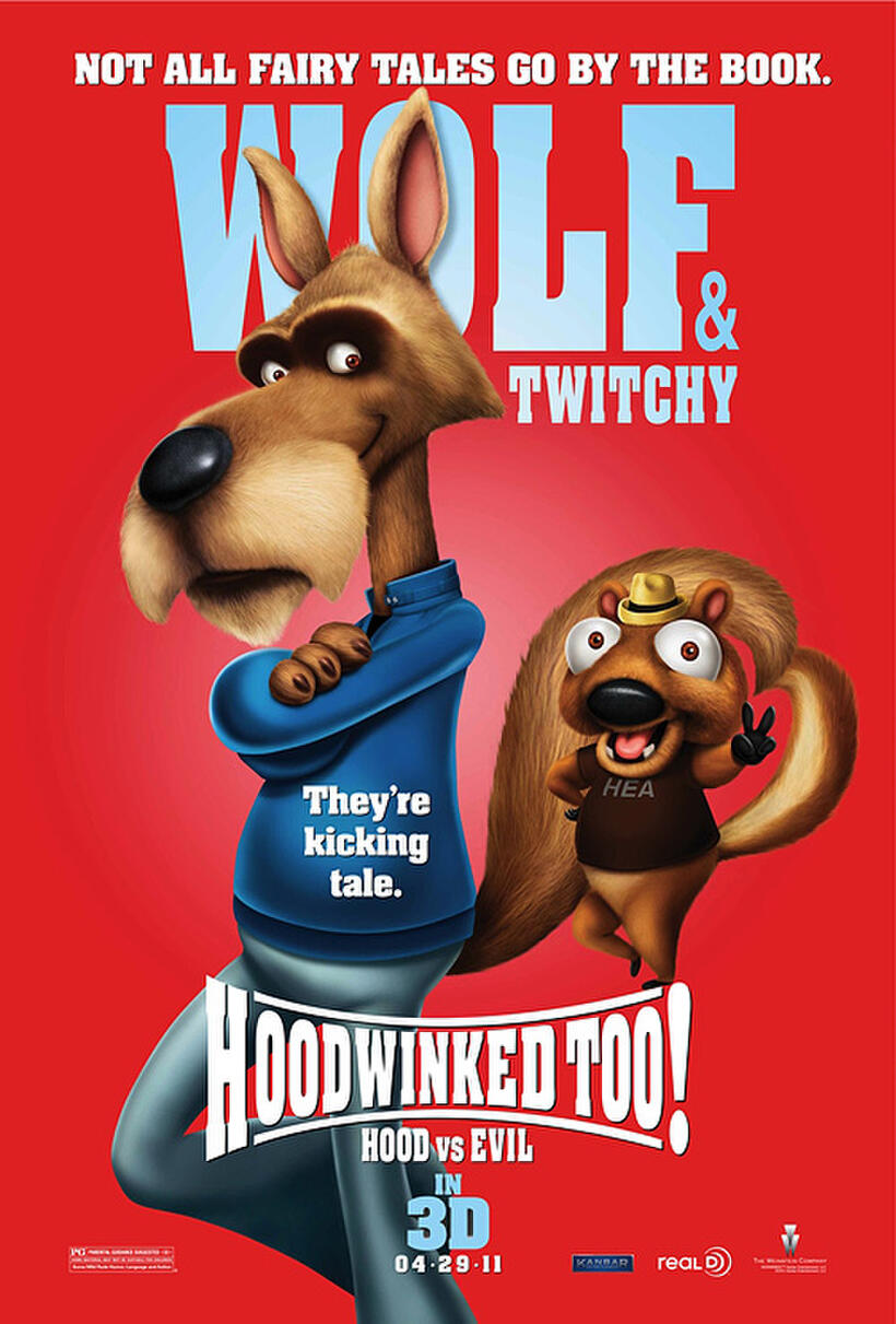Poster art for "Hoodwinked Too! Hood vs. Evil."