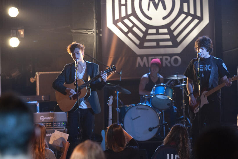 Douglas Booth as Kyle and George Finn as Chad in "LOL."