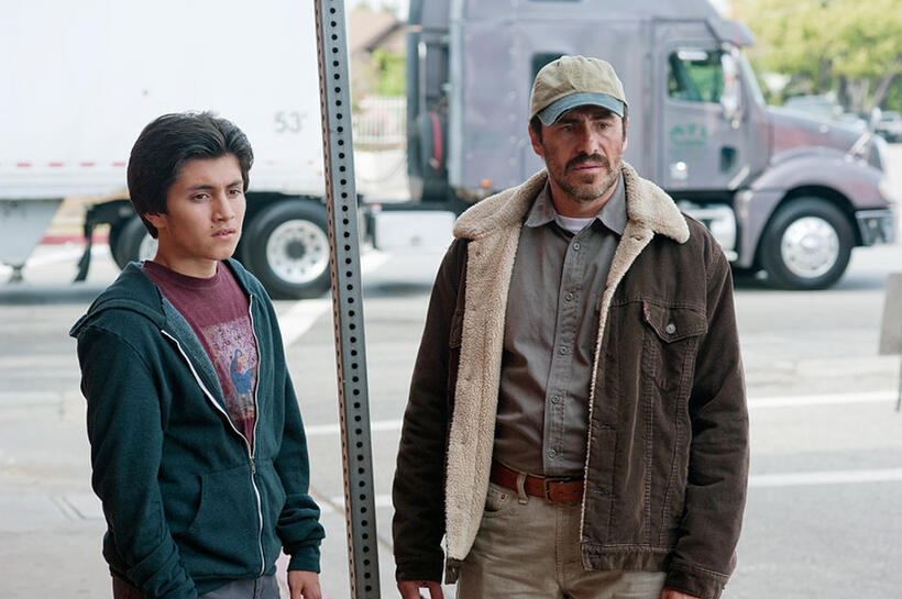 Jose Julian and Demian Bichir in "A Better Life."