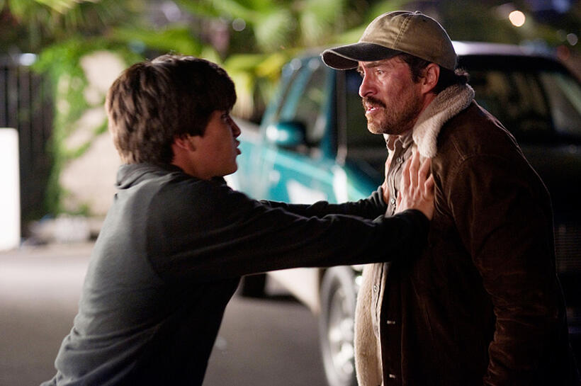 Jose Julian and Demian Bichir in "A Better Life."