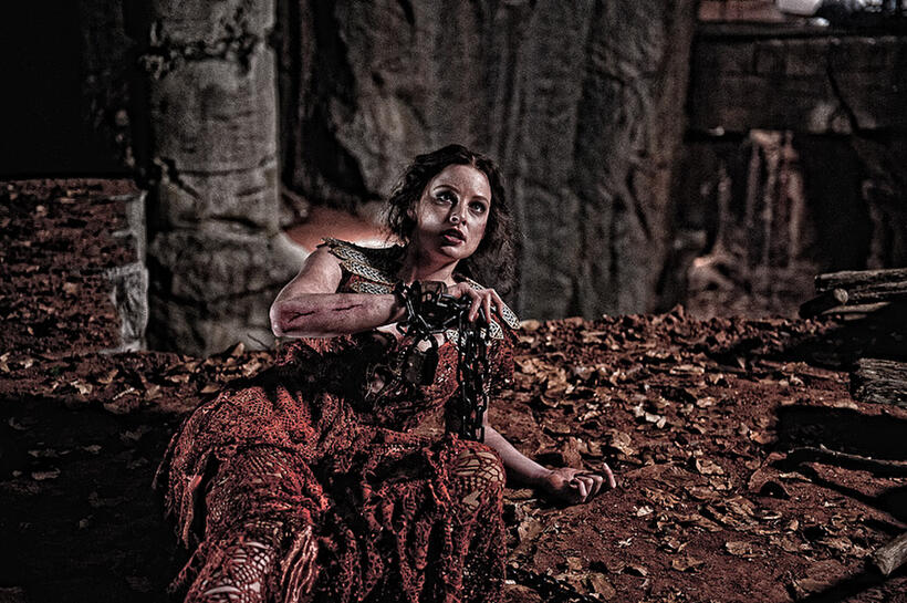 Rachel Nichols as Tamara in "Conan the Barbarian."