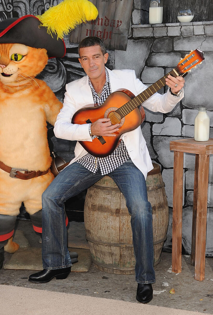 Antonio Banderas at the California premiere of "Puss in Boots."