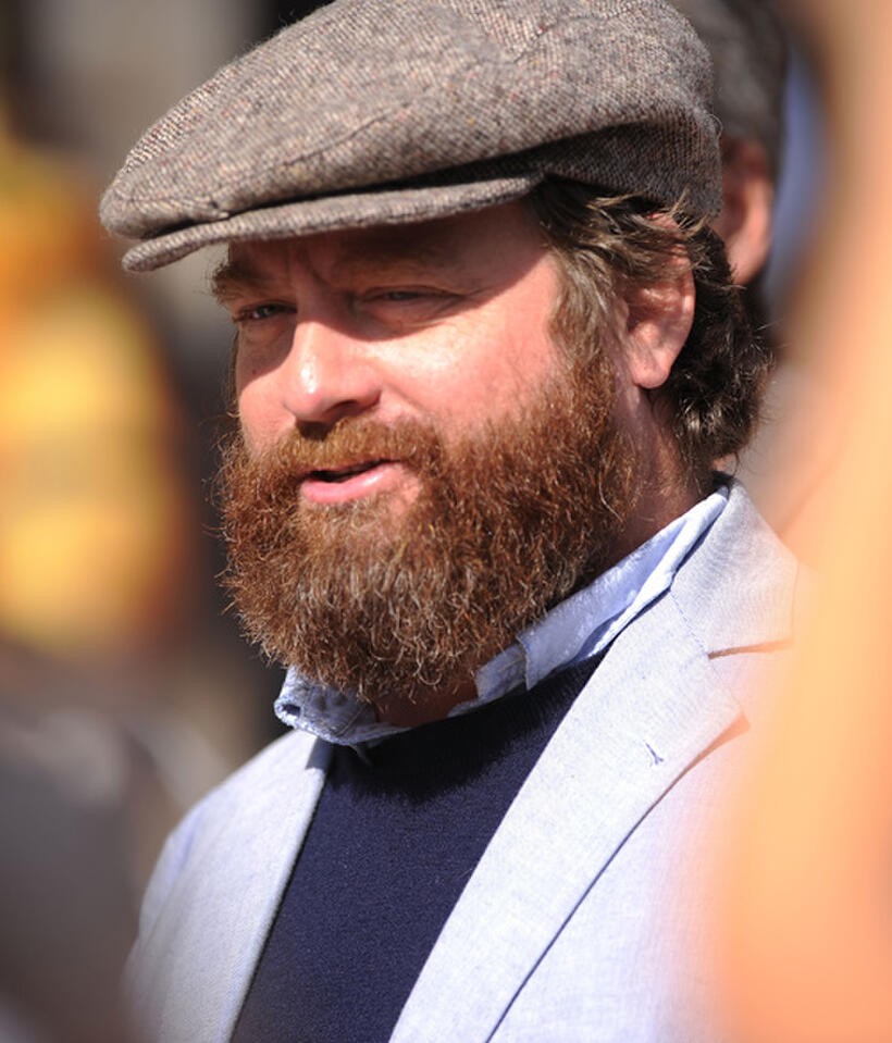 Zach Galifianakis at the California premiere of "Puss in Boots."