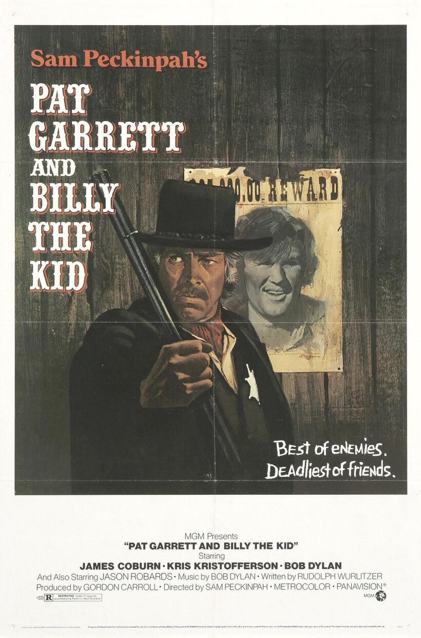 Poster art for "Pat Garrett and Billy the Kid."
