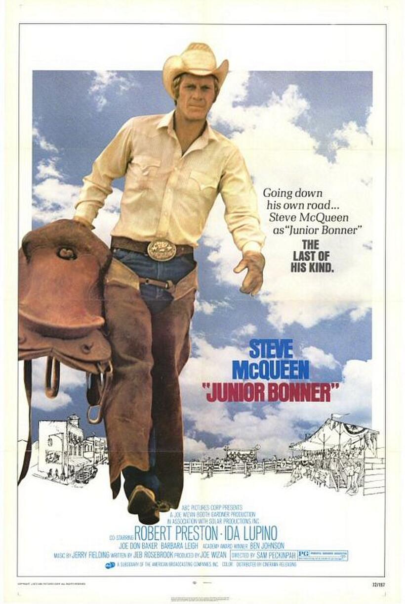Poster art for "Junior Bonner."
