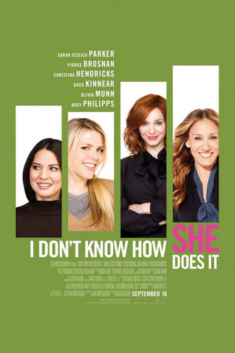 Poster Art for "I Don't Know How She Does It."