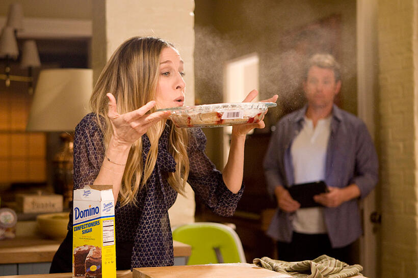 Sarah Jessica Parker as Kate Reddy and Greg Kinnear as Richard Reddy in "I Don't Know How She Does It."