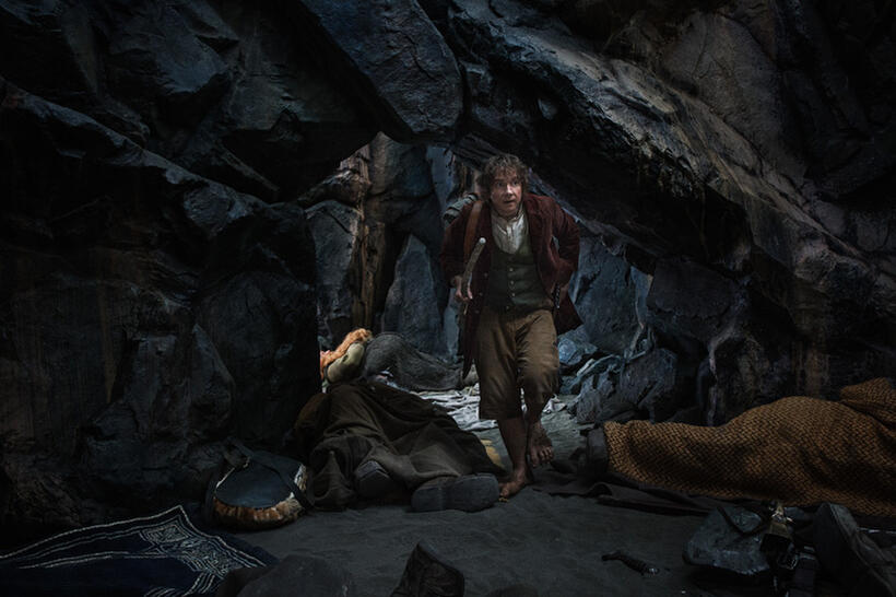 Martin Freeman as Bilbo Baggins in "The Hobbit: An Unexpected Journey."