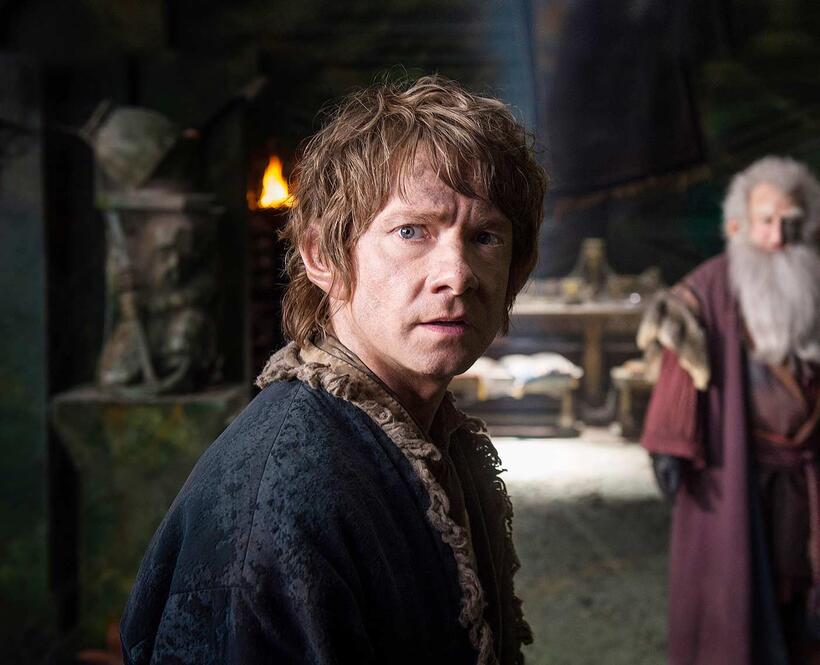 Martin Freeman as Bilbo in the hobbit