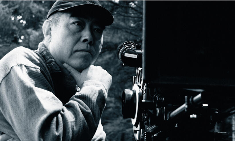 Director Chen Kaige on the set of "Sacrifice."
