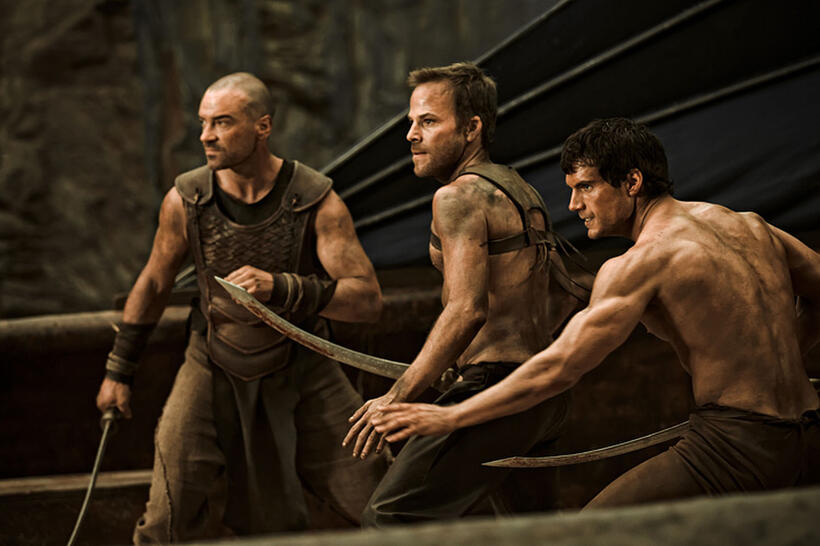 Stephen Dorff and Henry Cavill in "Immortals."