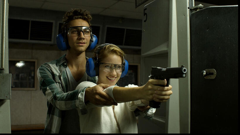 Luke Field and Laura Ramsey in "Where the Road Meets the Sun."