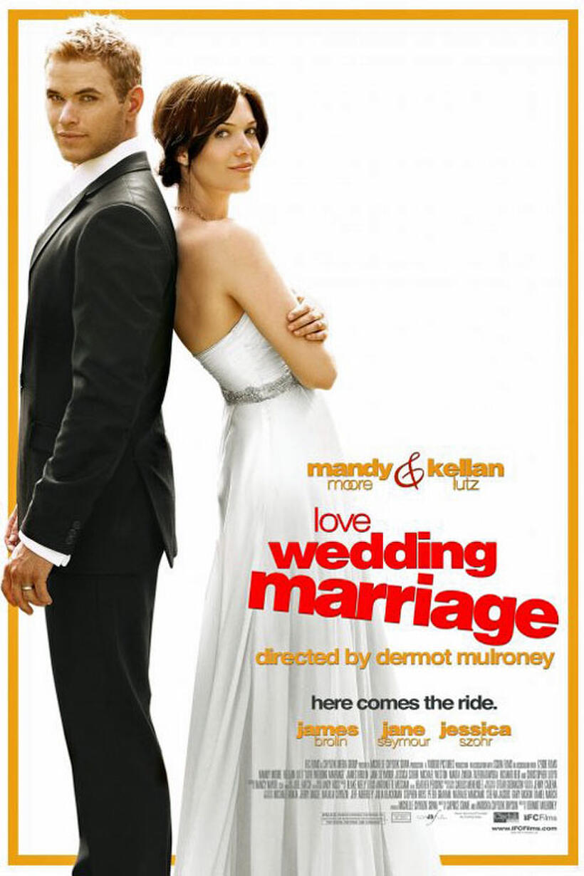 Poster art for "Love, Wedding, Marriage."