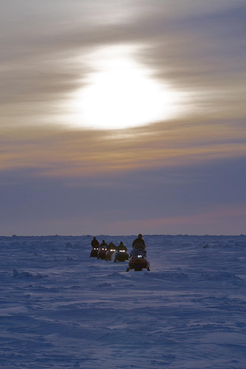 A scene from "On the Ice."