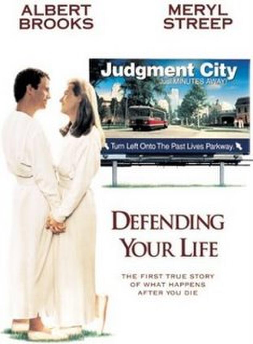 Poster art for "Defending Your Life."