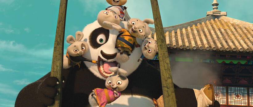 Po voiced by Jack Black in "Kung Fu Panda 2."