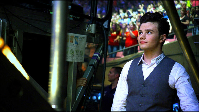 Chris Colfer as Kurt in "Glee the Concert Movie."