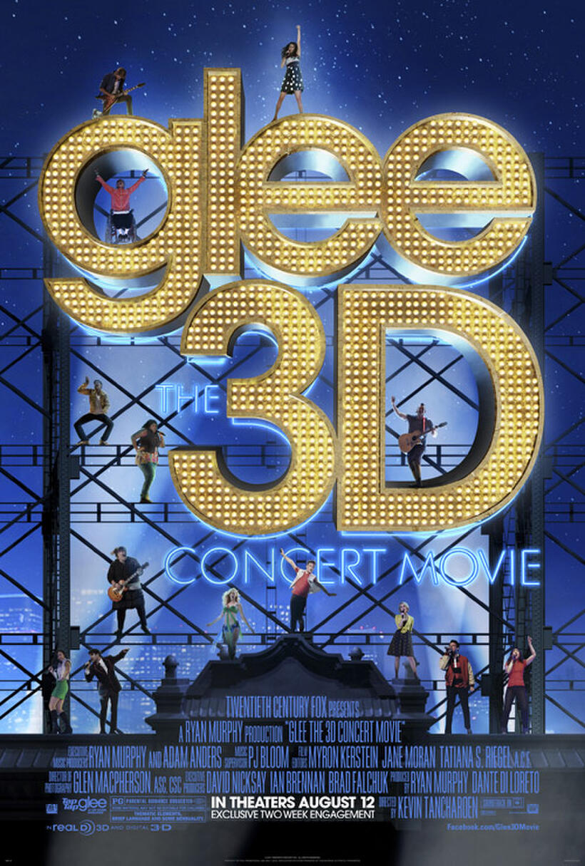 Poster art for "Glee 3D."